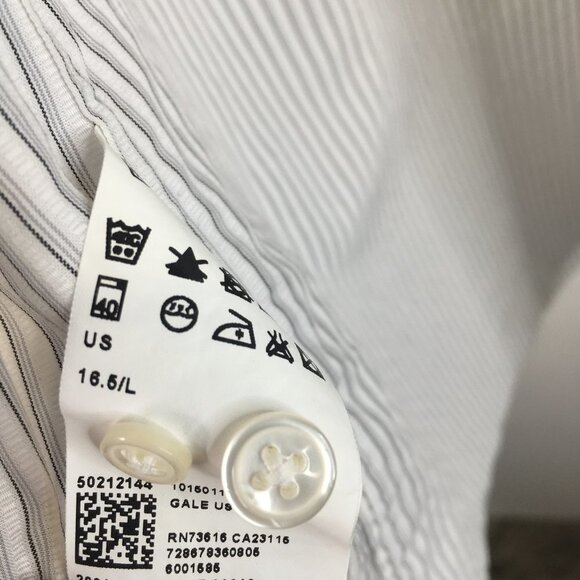 Boss by Hugo Boss Regular Fit Button Down Cufflink Shirt Size 16.5 - Picture 5 of 7